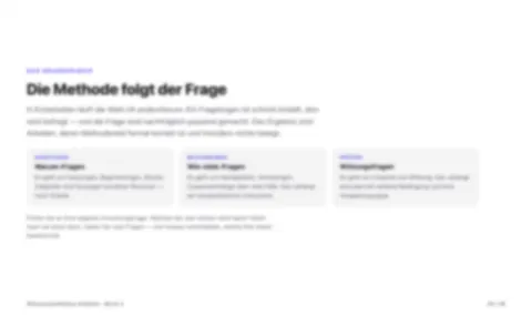 Folie aus Block 2 — als Eindruck, unlesbar