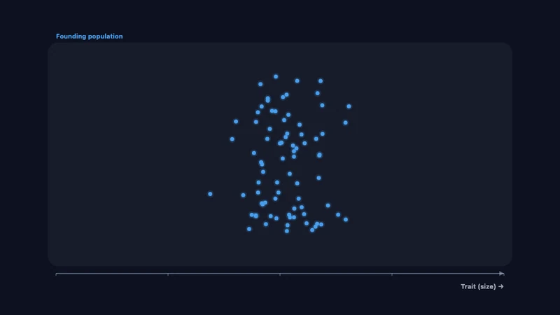 Speciation through isolation