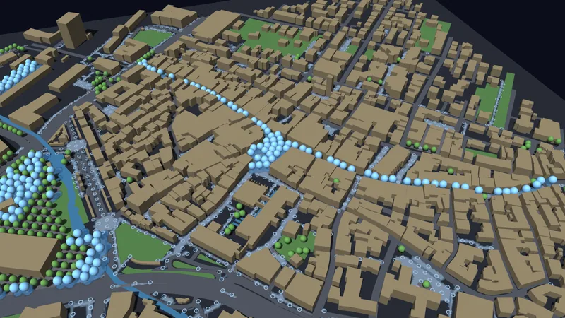 Platz für Bäume: Altstadt Reutlingen (3D)