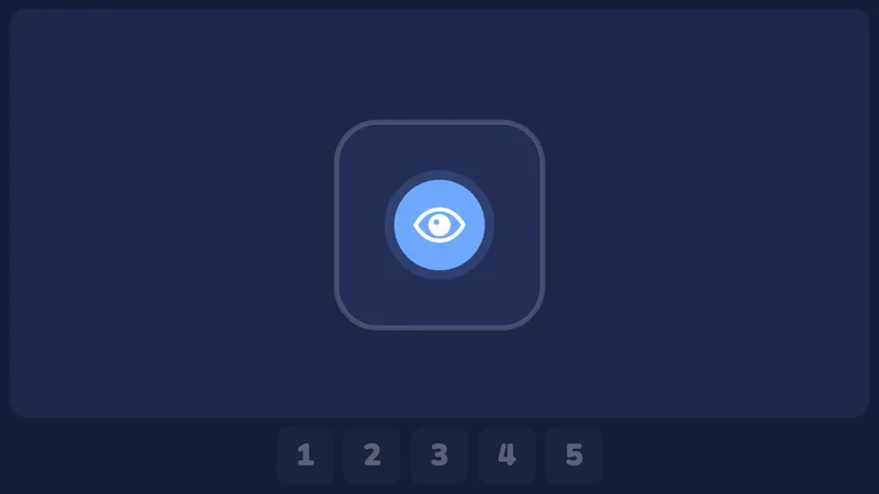 Bildschirmfoto der App: Blitzblick