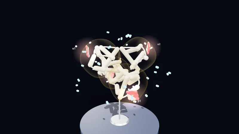 Hämoglobin — Kooperativität (3D)