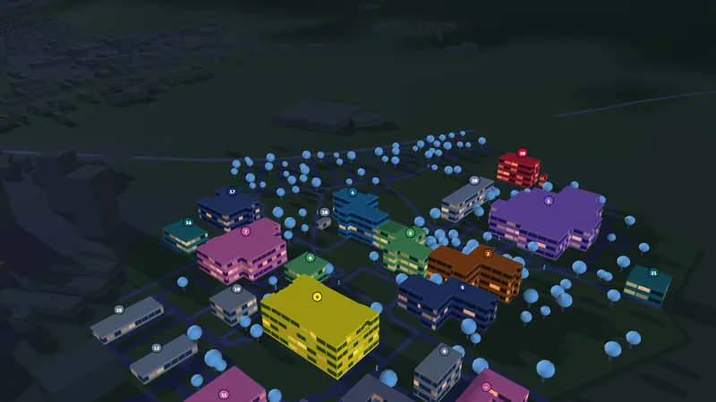 Reutlingen University campus guide in 3D