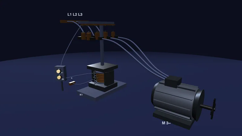 Leistungsschütz 3D