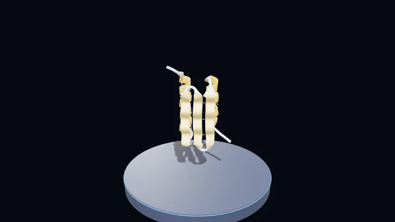 Proteinstruktur — vier Ebenen (3D)