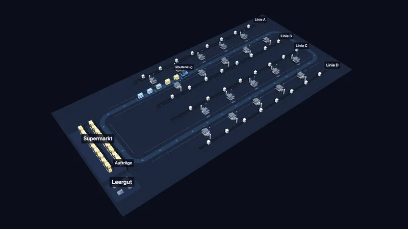 Tugger train planner 3D