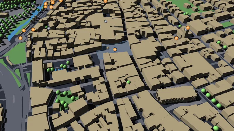 Schattenatlas Altstadt Reutlingen (3D)