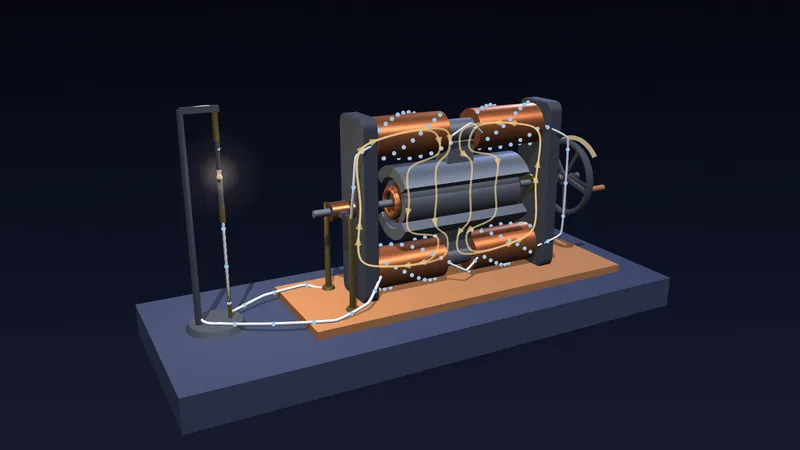 Siemens' dynamo (3D)