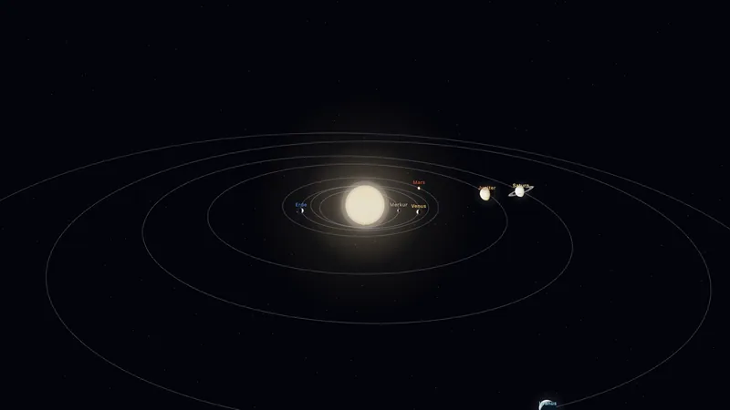 VisuApp „Sonnensystem (3D)" — Vorschau