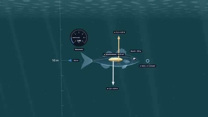 Schwimmblase — Warum Fische nicht sinken (3D)