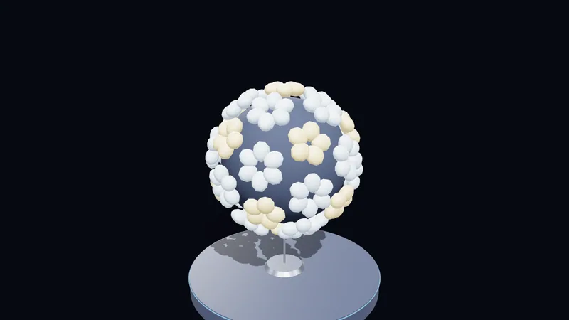 Virus-Kapsid — die Geometrie der Viren (3D)
